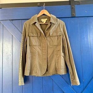 Anthropologie, Women's Olive Military Jacket, Large